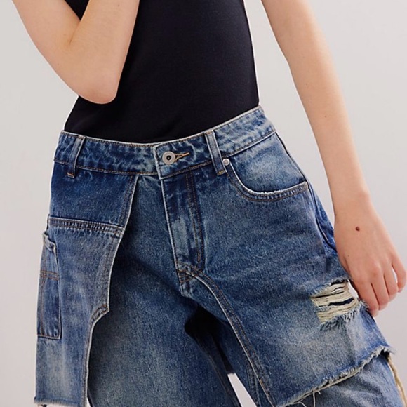 New Ragged Priest Shadow Distressed High Waist Jeans Size 30 Sold Out - Picture 2 of 7